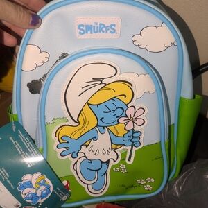 Blue and Green Kids Backpack